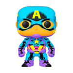 Funko Pop! Marvel Captain America Black Light 48845 Marvel Special Edition #648