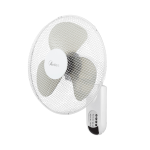 Ardes Pareto Cool Rc W Ar5W40Rw Ventilatore Da Parete 40 Cm Con Telecomando