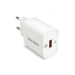 Vultech Cc-118Qclwh Alimentatore Usb 3.0 Quickcharge 18W Bianco