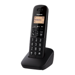 Panasonic Kx-Tgb610Jt Nero Telefono Cordless Impugnatura Antiscivolo Autonomia In Chiamata 18H