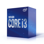 Intel Core I3-10100F Comet Lake Cpu Box Videoless Base 3.60 Ghz / Turbo 4.30 Ghz Cache 6 Mb Socket 1200