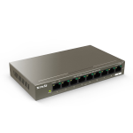 Tenda Tef1109P-8-63W Desktop Switch 9 Porte Con 8 Porte Poe 10/100 Mbps Chassis Metallo