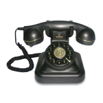 Brondi Vintage 20 Nero Telefono Corded Design Retro'