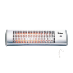 Ardes Quarz Ar437B Stufa Al Quarzo Da Parete 1200W