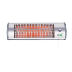 Dpm Milos Lx2900A Stufa Al Quarzo 400/800/1200W Montaggio A Parete Ip24