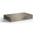 Tenda Teg5312F Rack Switch 10 Porte Gigabit 10/100/1000 2 Porte Sfp L3 Managed Chassis Metallo