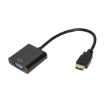 Adattatore Link Hdmi Tipo-A Maschio Vga Femmina Con Presa Audio 3.5Mm Adat10