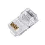 Plug 8 Poli Cat. 5E Utp Non Schermato Rj45 Per Cavo Rete Flessibile Conf 10Pz