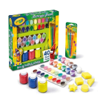 Crayola Washable Paint Kit 54-0155 Set Pittura Atossica E Lavabile 40 Pz