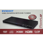 Lettore Divx + Dvb-T Con Hdmi Sansui Dv8000T