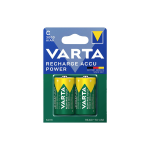 Blister 2 Batterie Ricaricabili Varta 1/2 Torcia C Ni-Mh 3000Mah 1.2V