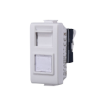 Ettroit Presa Rete Rj45 Cat.6 Serie Solar Bianco Mt2356 Compatibile Bticino Matix