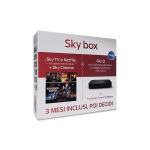 SKY BOX (RED) - DECODER SKYQ + VISIONE GRATIS 3 MESI (TV + NETFLIX + CINEMA)
