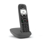 Gigaset As490 Nero Telefono Cordless Vivavoce