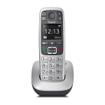 Gigaset E560 Platino Telefono Cordless Vivavoce 4 Tasti Chiamata Rapida Hac