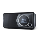 Sharp Dr-450(Bk) Radio Digitale Dab/Dab+ Lcd Monocromatico 6W Bluetooth Chassis In Legno Nero