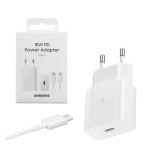 Samsung Fast Ep-T2510Xwegeu Alimentatore 25W Usb-C White + Cavo 1M