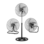 Gadip Simun (Gfs4510) Ventilatore A Piantana 3 In 1 Pala 45 Cm 65W