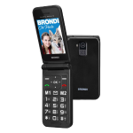 Brondi Amico Speciale 4G (Nero Metal) Telefono Cellulare