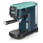 Ariete Light Aquamarine (1399/17) Macchina Per Caffe' Espresso Polvere E Cialde 1 O 2 Tazze Cappuccinatore Pressione 15 Bar 1300W