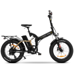 Argento Bimax Xl E-Bike Fat 20" Motore Bafang 500W 48V 12.8Ah Aut.Fino A 80Km