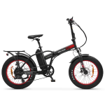 Argento Minimax Gt E-Bike Fat 20" Motore Bafang 250W 48V 12.8Ah Aut.Fino A 80Km