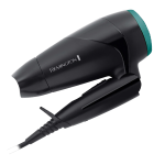 Remington D1500 Asciugacapelli Motore Dc 2000W Pieghevole/Viaggio 2Vel/2 Temp.- Concentratore Diffusore