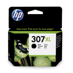 Hp 307Xl Black 3Ym64Ae Cartuccia Originale Ad Alta Efficienza