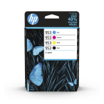 Hp 953 4-Pack 6Zc69Ae Black + Ciano + Magenta + Yellow Cartuccia Originale